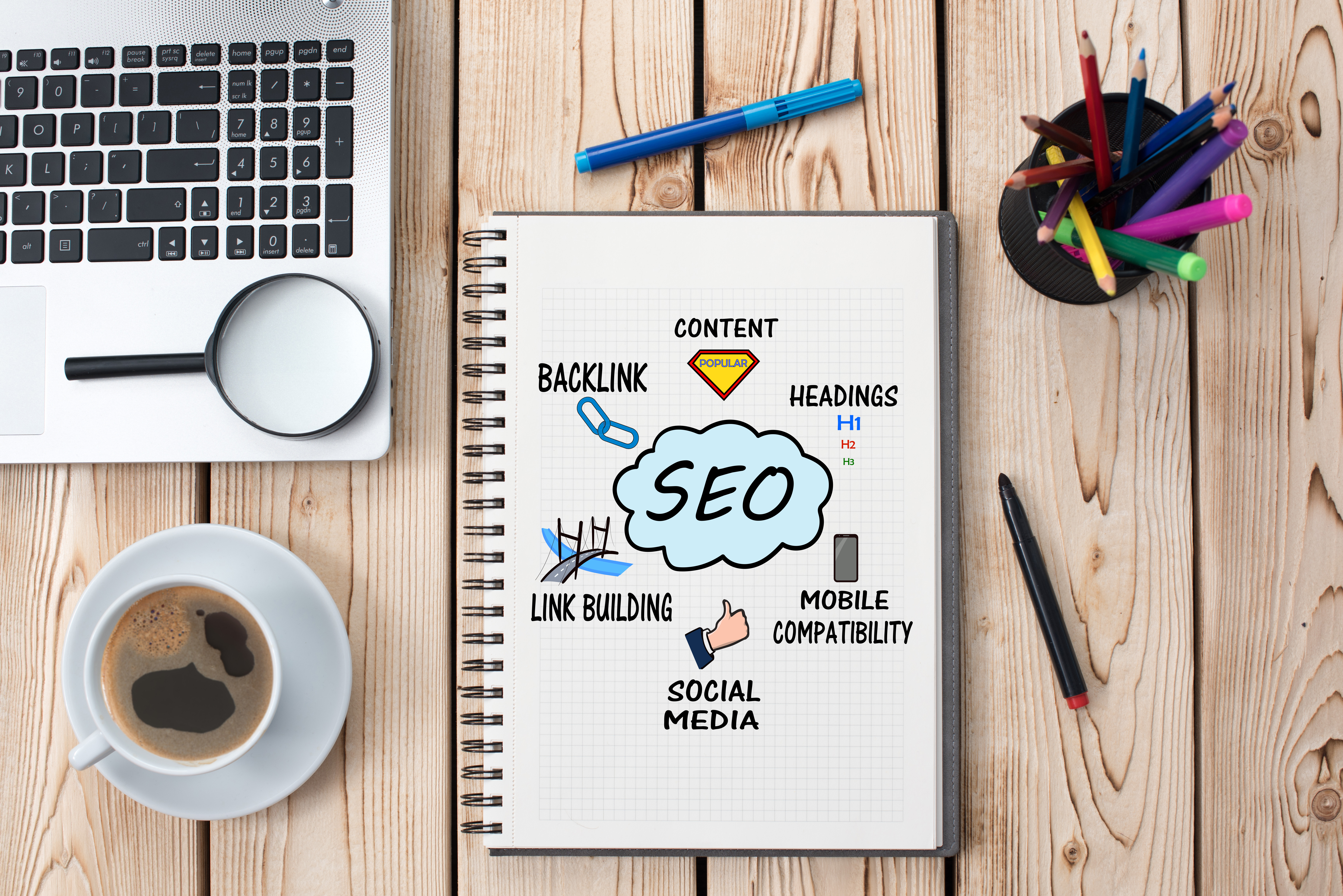 SEO workspace